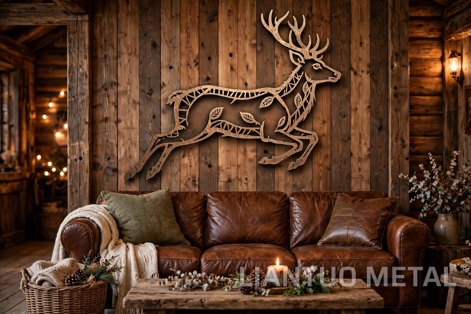 Deer Metal Wall Art